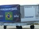 Lote com 8 mil litros de matéria-prima para produção da Coronavac chega ao Brasil