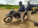 PRF recupera motocicleta roubada e descobre registro de roubo desde 2016
