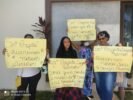 “Queremos olhar nos olhos dela”: na porta da casa da prefeita de Juazeiro, Suzana Ramos, permissionárias do Mercado Joca de Souza protestam contra critérios de distribuição dos boxes