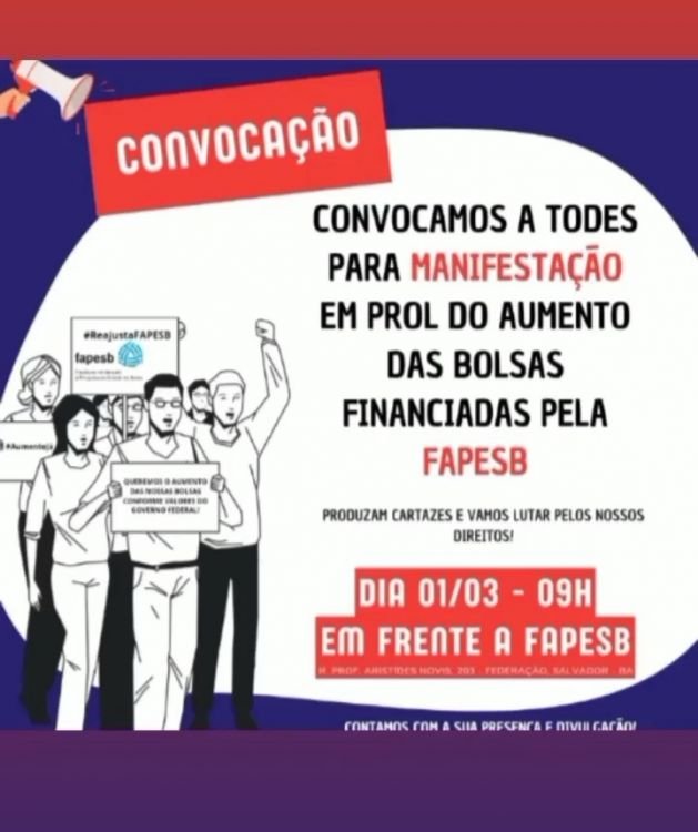 PROTESTO FAPESB
