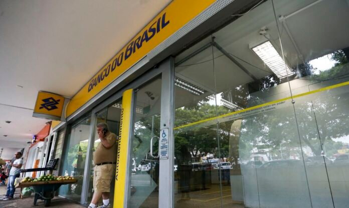 Fachada de Agência do Banco do Brasil.