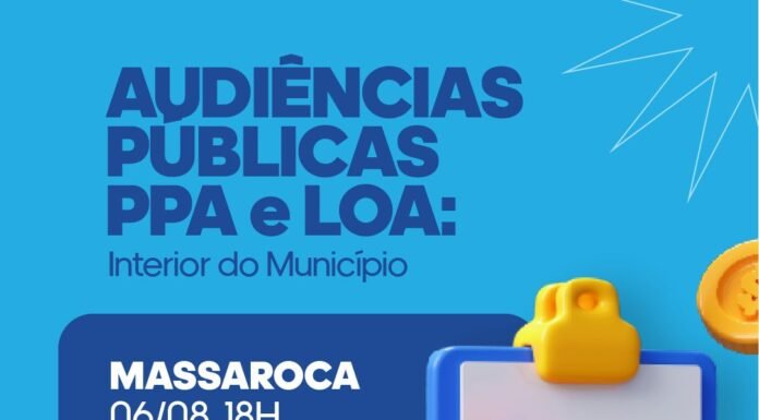 Audiência em Maniçoba encerra ciclo descentralizado da LOA e PPA nesta quarta-feira (20)