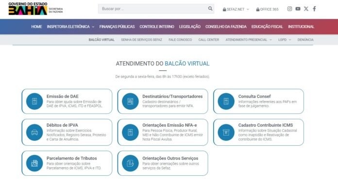 Sefaz-Ba oferece suporte online para emissão da Nota Fiscal Avulsa Eletrônica no Balcão Virtual