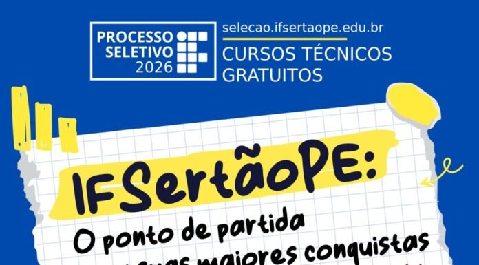 IFSertãoPE: inscrições para cursos técnicos gratuitos encerram nesta quarta-feira (17)