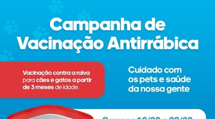 Secretaria de Saúde inicia Campanha de Vacinação Antirrábica nesta segunda-feira (18) em Juazeiro