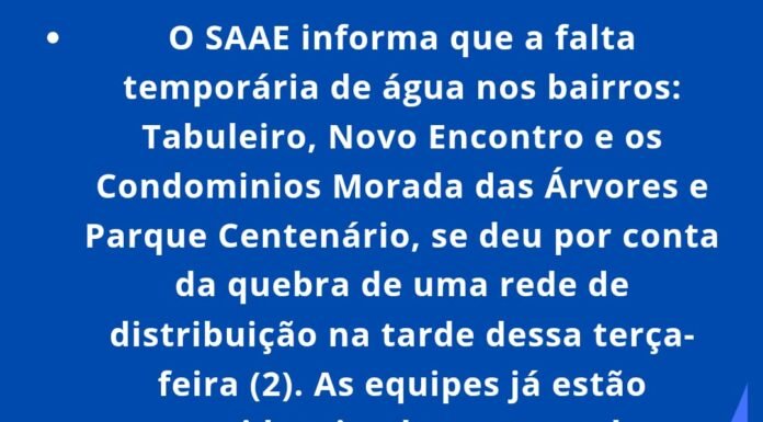 SAAE esclarece falta de água em alguns bairros de Juazeiro