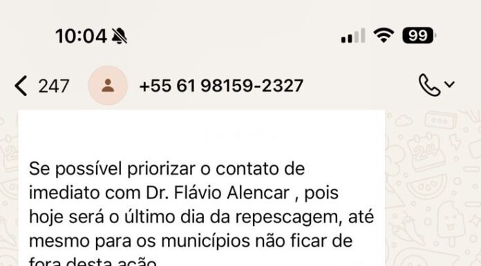 ONG de Petrolina denuncia golpe via WhatsApp com uso do nome do deputado Fernando Filho; parlamentar alerta a população