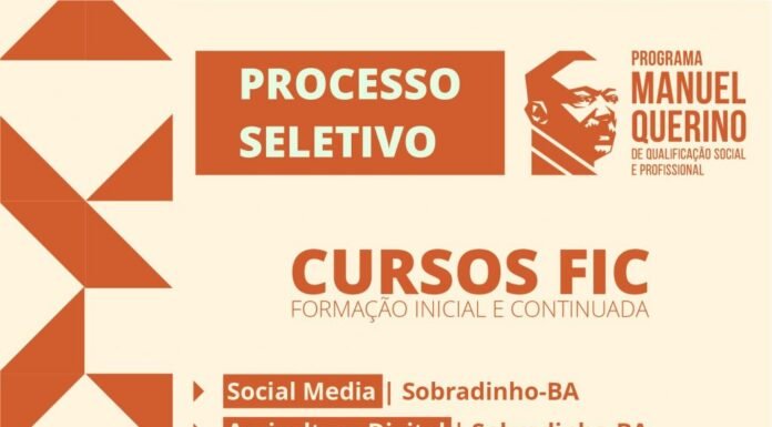 IFSertãoPE abre 120 vagas para cursos gratuitos de formação profissional em Sobradinho (BA)