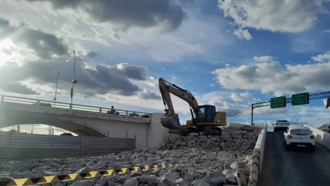 Juazeiro inicia nesta segunda-feira (22) demolição da banca para avanço da obra do Complexo Viário