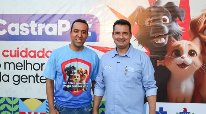 Prefeito e secretário de Saúde acompanham início de castrações e microchipagens gratuitas de cães e gatos em Juazeiro
